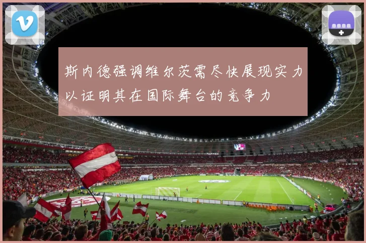 斯内德强调维尔茨需尽快展现实力以证明其在国际舞台的竞争力